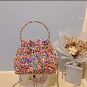 BLING Rhinestone Evening Bag Purse Multi Color Super SPARKLE