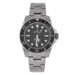 Pre-owned Rolex Oyster Perpetual Submariner Automatic Watch Stainless Steel and Cerachrom 41 by Rebag
