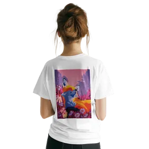 Meadow Mist Moonrise Fox Unisex T-shirt