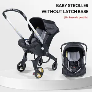 (No Have Base)Baby Stroller,3 - 6 Months High Quality & Multi functional Newborn Stroller, 4 Wheel Travel strollerfor Baby, Foldable Infant Stroller without Latch Base