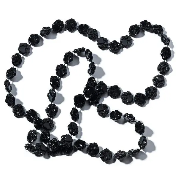 Anderson's Unisex Plastic Paw-Shape Beaded Necklaces - 33 in, Set of 12, School Spirit Sports Gear, Easy On/Easy Off, Comfortable, Casual, School, Anniversary Gift, Game Day Tossables