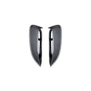 Suitable for the 2017 and newer Porsche 718 982: GT4 Carbon Fiber Side Air Intake Assembly Upgrade (Dry Carbon Replacement)
