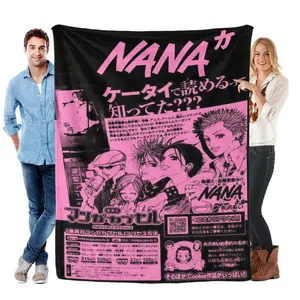 Nana Anime Throw Blankets Plush Travel Blankets Bedroom Living Room Sofa Office Father's Day Thanksgiving Valentine's Day holiday gifts for family and children
