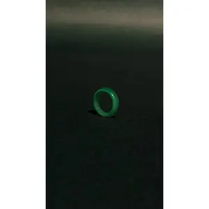 Matcha Stone Ring - Simple Jade Band