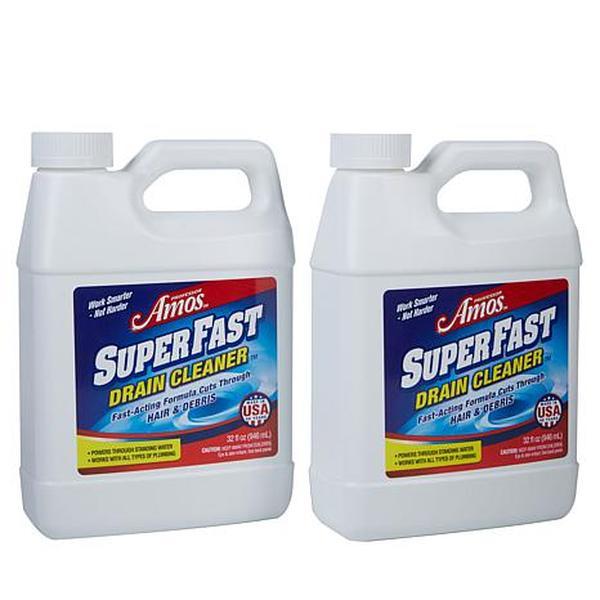 Professor Amos 32oz. SuperFast Liquid Drain Cleaner 2-pack