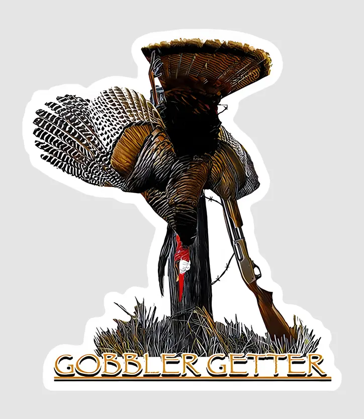 Gobbler Getter Sticker | Wild Turkey Hunting Vinyl Decal