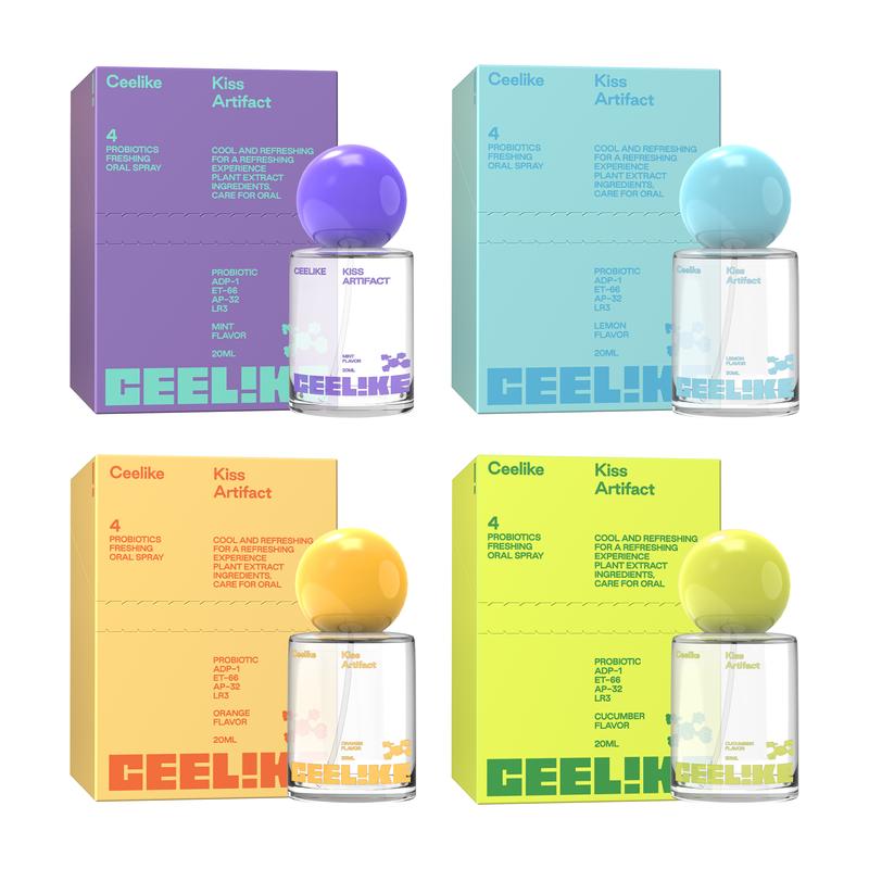 【CEELIKE 】Probiotic Oral Spray | 20ml Breath Freshener for Long-Lasting Freshness & Oral Care | Portable & Sugar-Free 【CEELIKE 】Probiotic Oral Spray | 20ml Breath Freshener for Long-Lasting Freshness & Oral Care | Portable & Sugar-Free