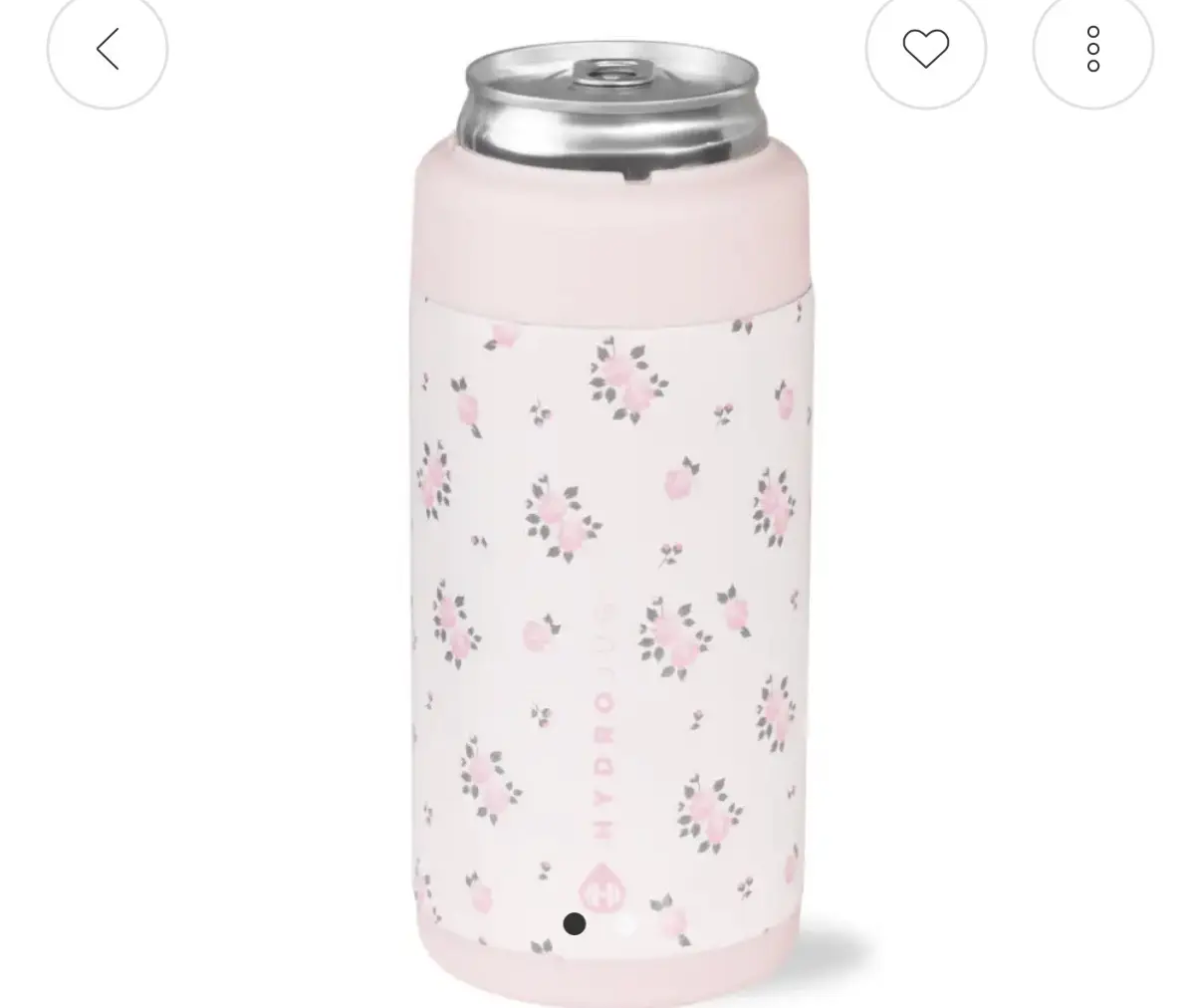 Wildrose HydroJug 12oz Portable Lightweight Insulated Slim Can Cooler - Portable Vacuum Flasks, Flask Bottle, Tumbler Cup, Compact and Efficient Vacuum-Insulated Travel Drinkware for Picnics, Daily Use (0-500 ml Compatible)