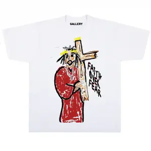 Jesus Cross Faith Over Fear Graphic T-Shirt festival outfit
