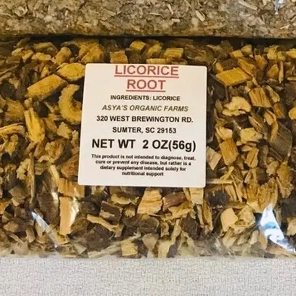 Organic Licorice Root Tea 2 Oz - Herbal Beverage Organic Licorice Root Tea 2 Oz - Herbal Beverage