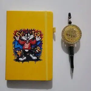 Notebook and MEDIUM pen WITH TOPPER (LIVE CLAIM ONLY PLEASE)