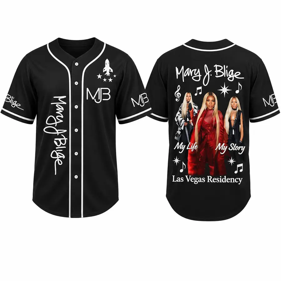 Mary J Blige Baseball Jersey Trending Vintage Tee for Music Lovers
