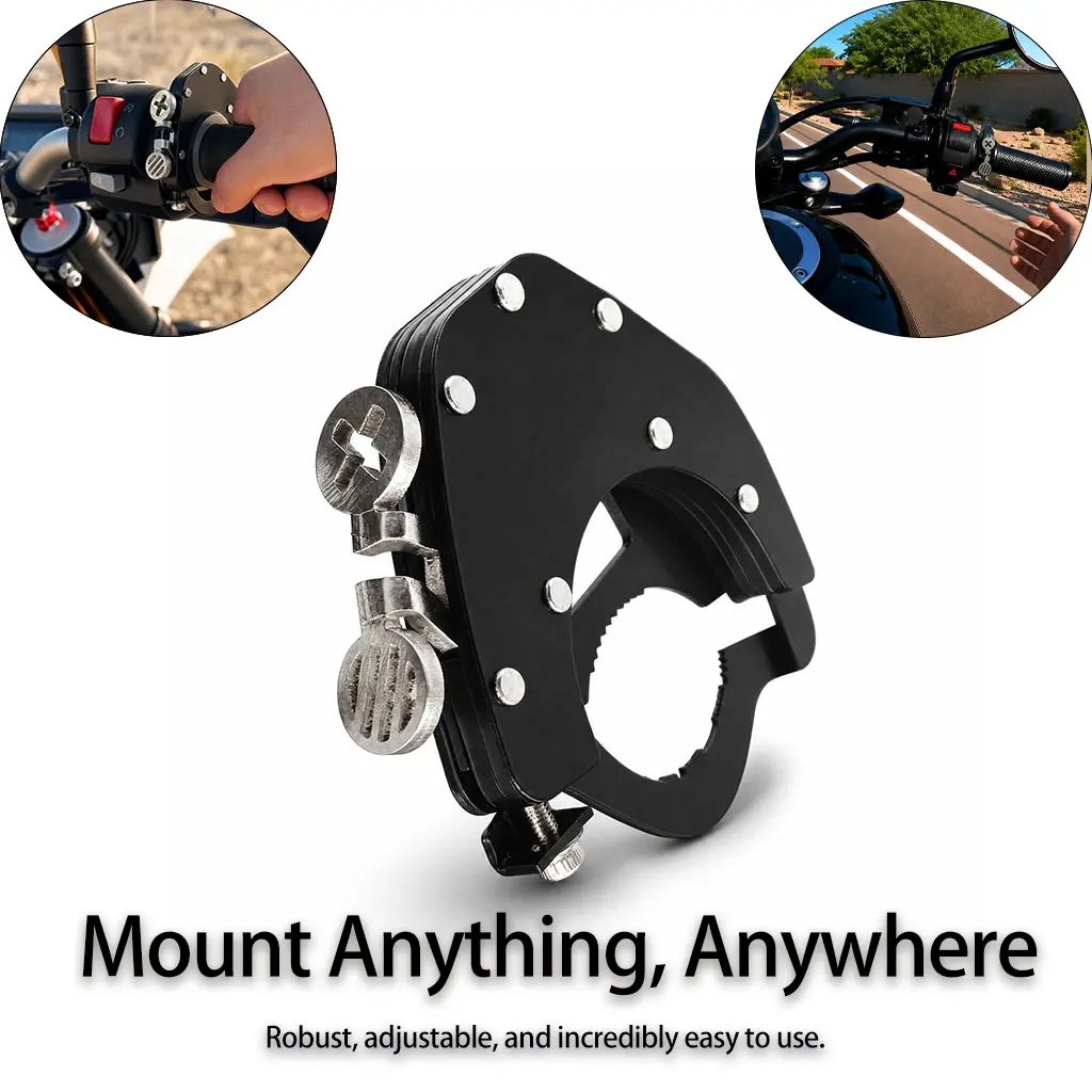 Motorcycle Cruise Control Throttle Assist - Universal Handlebar Clamp Lock, Premium Mechanical Gear for Long-Ride Wrist Relief, Ideal Gift for Enthusiasts, Motorcycle Gear, Motor Parts Accessories, High-Tension Clamping