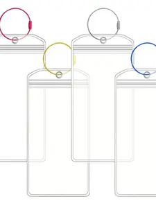 Transparent Plastic Cruise Luggage Tag Holder, Essential Travel Accessory for Carnival Ncl Princess Msc Cruises, 2026 Model