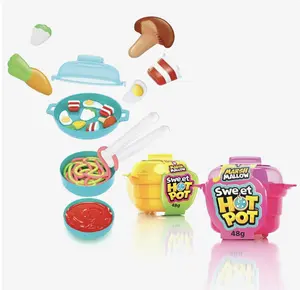 2-Pack Sweet Candy Hot Pot, Chewy Gummies & Marshmallow Snack