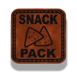 Snack Pack Patch – Leatherette Morale Patch