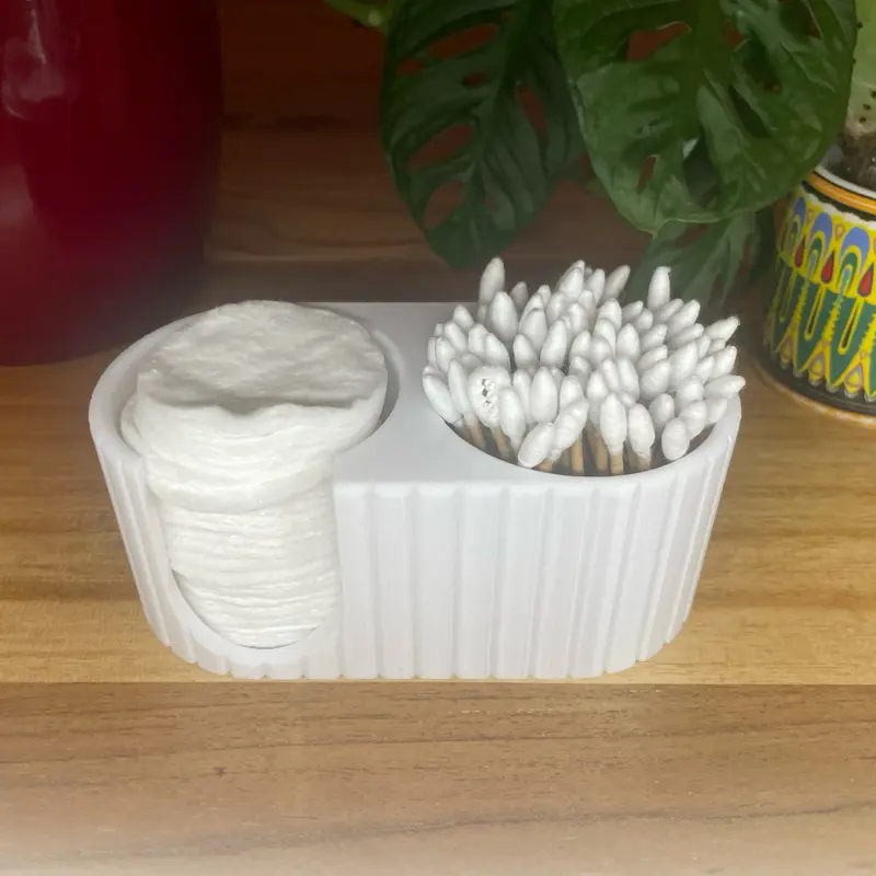 3D Printed Q-Tip & Cotton Pad Holder
