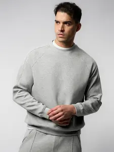 Fioboc CozySpacer Essential Sweatshirt Menswear Casual,  Long Sleeve fall outfits
