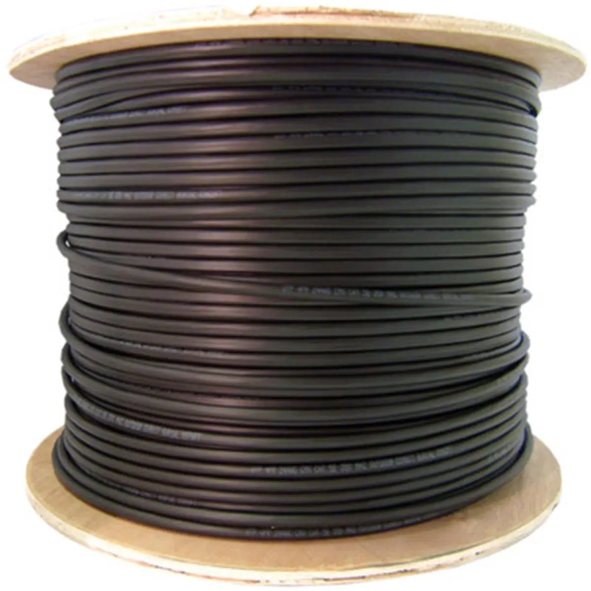 212 MAIN 1000 ft. Black Plenum 12-Fiber Outdoor Fiber Optic Cable - 50&125, OM3, Accessories