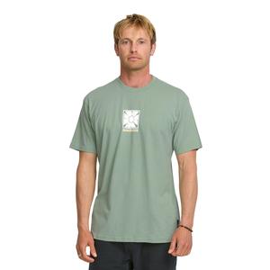 Quiksilver | Bloomy Stw T-Shirt | Men's 100% Cotton Pigment-Dyed Soft Hand Feel | Casual Streetwear