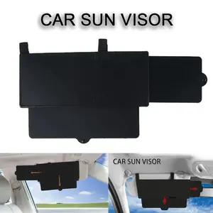 Anti Glare Sun Visor Extender Universal Car Visor Extension Retractable Sun Shield UV Protection for Driving Daytime Easy Install Foldable Compact