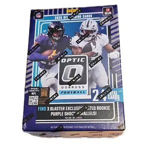 2025 Panini Donruss Optic Football NFL Blaster Box - Purple Shock Prizm Parallels NFL Football