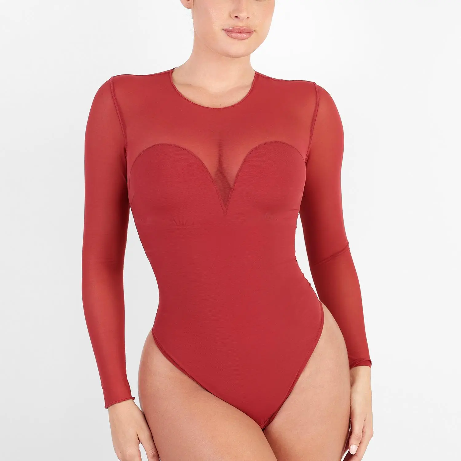 Popilush Essential Deep V-Neck Long Sleeve Bodysuit Breathable Fabric Sheer Lace Turtleneck #tiktokshopholidayhaul Popilush Essential Deep V-Neck Long Sleeve Bodysuit Breathable Fabric Sheer Lace Turtleneck #tiktokshopholidayhaul