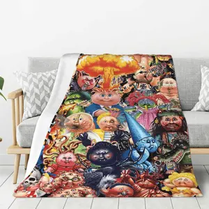 FRANALA Anime Blanket, soft and comfortable, suitable for sofas, bedrooms, beds, cars, offices, and air-conditioned spaces. The perfect gift for anime lovers.