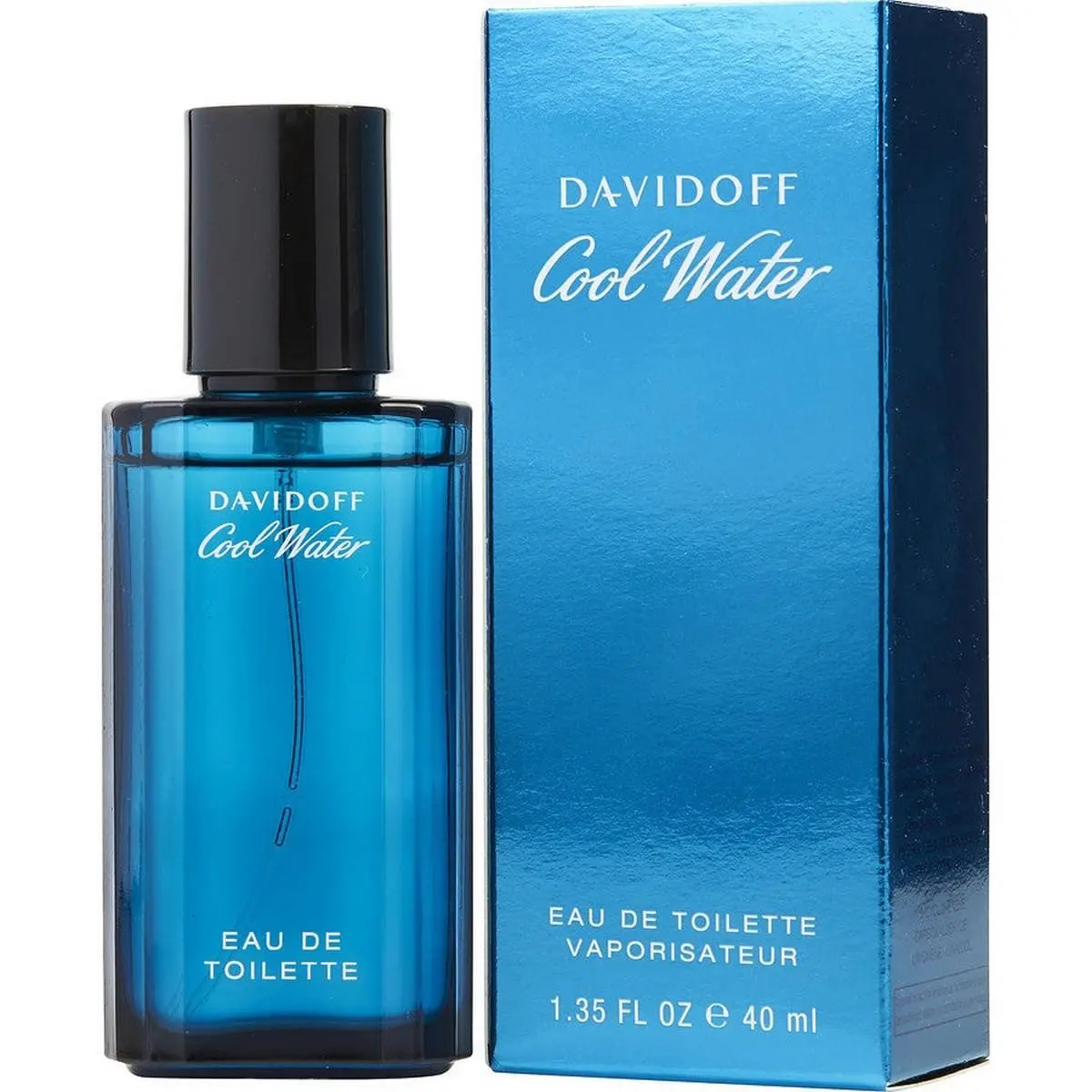Davidoff Cool Water Eau de Toilette Spray for Men, 1.3 fl oz - Fresh, Aquatic, Long-Lasting Fragrance for Men