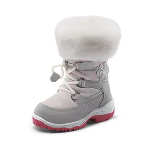 DREAM PAIRS KIDS Non-Slip Fur Lined Snow Boots