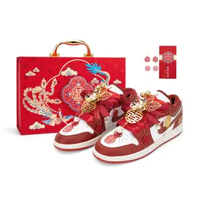 Jordan Air Jordan 1 Custom Low-Top Retro Basketball Shoes with Hand-Painted Peony and Splatter Design for Wedding and New Chinese Style Trending Shoes, House White Official Shoes to Get / Maison Mihara