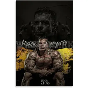 Rich X Piana Poster,Bodybuilding Poster,Gym Decor (19) Canvas for Bedroom Living Room Decor 20x30inch(50x75cm) Unframe-style
