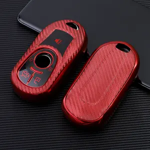 Suitable for Buick Car Key Covers Fits Five-Button Keys Compatible with Buick Envision, Regal/LaCrosse, GL8, Encore GX Scratch-Resistant & Drop-Proof Protects Your Car Key Carbon Fiber Texture Design Enhances Aesthetics Perfect Gift Choice