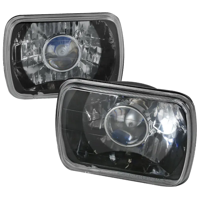 Universal 7"x6" H4 Projector Headlights (Matte Black Housing/Clear Lens) Universal 7"x6" H4 Projector Headlights (Matte Black Housing/Clear Lens)