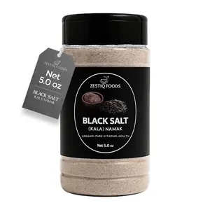 100% Organic Black Salt (Kala Namak) – Bold Flavor for Cooking & Health | 15 Oz