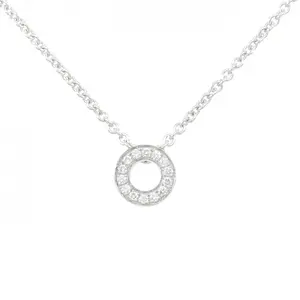 Hermes Au750 White Gold Diamond Necklace