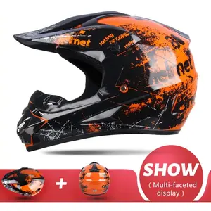 Motorcycle Helmet Shark Motocross Off-Road Helm Children Moto Bike Accessories ATV Capacete De Moto Ike Downhill AM DH
