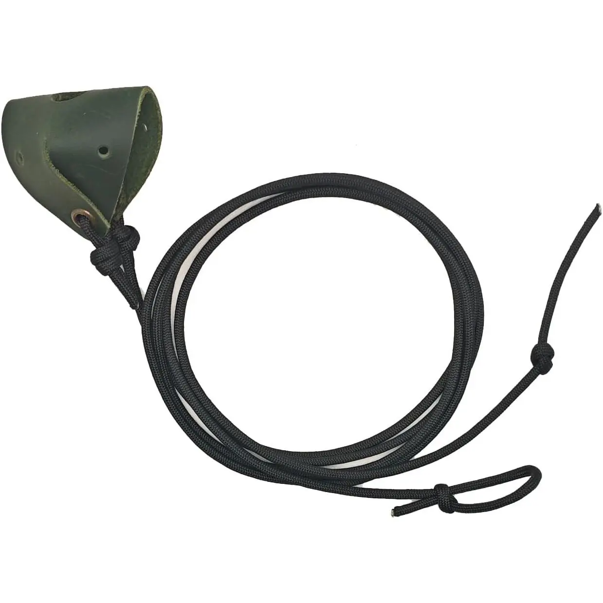 Shepherd Sling Handmade Paracord Leather Throwing Sling Old-Fashioned Slingshot