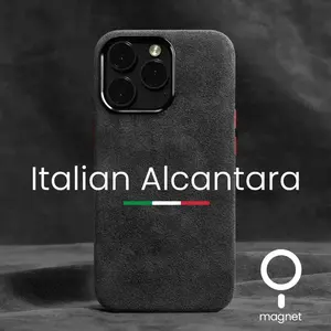 Italian Alcantara iPhone Case with MagSafe