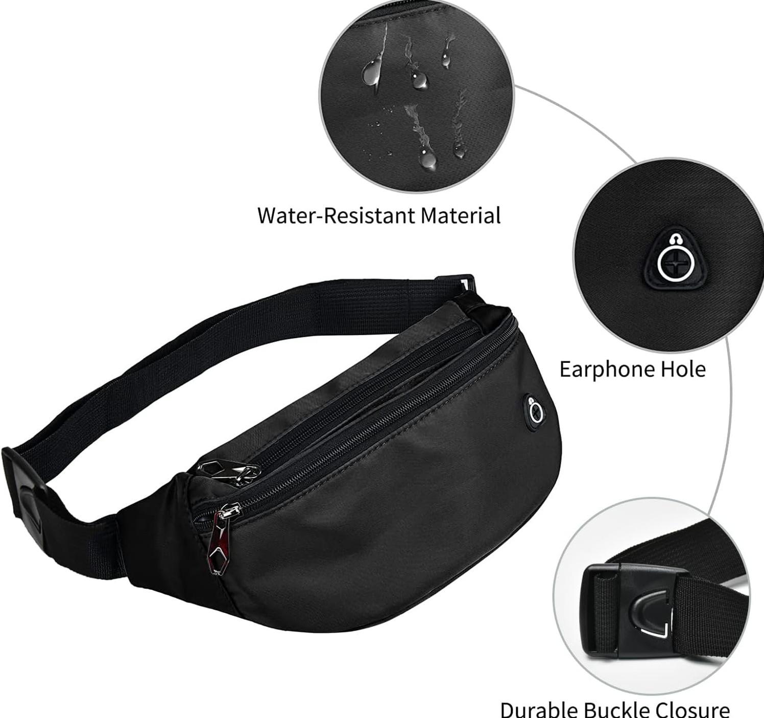 Waterproof Fanny Pack For Men And Women Perfect For Sports, Travel, Hiking, And Running With Hands-Free Convenience