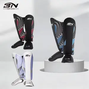 BN Boxing Shin Guard Custom Mma Training Taekwondo Muay Thai Kickboxing Pads Knee Sports Shin Straps Guards