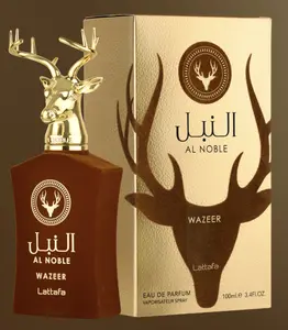 Lattafa Al Noble Wazeer 100ML 3.4 Fl Oz Eau De Parfum Woody Aroma