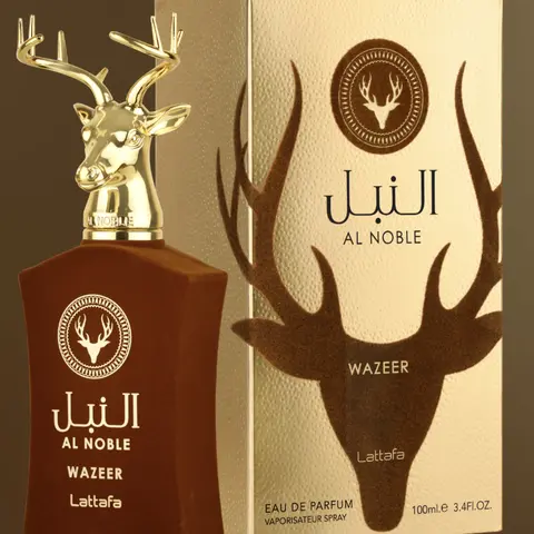 Lattafa Al Noble Wazeer 100ML 3.4 Fl Oz Eau De Parfum Woody Aroma
