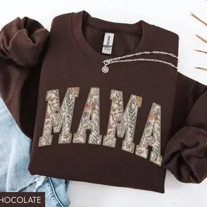 Mama Sweatshirt & T-shirt, Mama Sweater, Mama Floral Sweatshirt, Floral Mama, Cute Mom Sweatshirt, Trendy Mom Gift