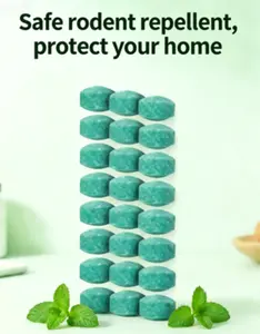 12-Pack  Mouse Repellent, Home Must-Have Pest Control, Fast-Acting All-In-One Formula, Safe & Gentle For Family & Pets, Keeps Unwanted Pests Away With Fresh Peppermint Scent