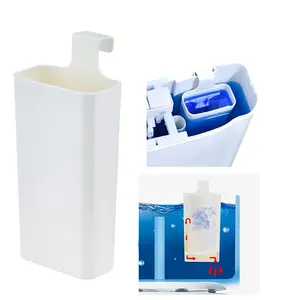 Toilet Solid Dispenser Tank Replacement Part | Plastic, Glam Style, Contemporary Style, No Electricity Needed, Convenient and Efficient, Extends Cleaning Time