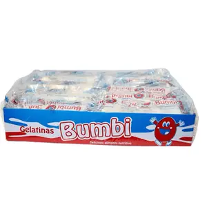 Bumbi Gelatina Bumbi 1 Box with 16 Units Traditional Colombian Sweet Gelatin