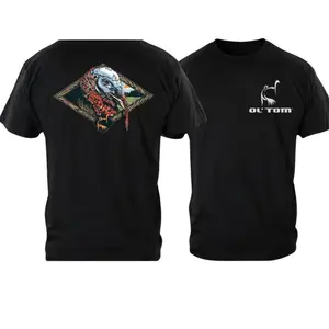 Ol’ Tom Wild Turkey Hunting Shirt – Turkey Hunting - Vintage Turkey Graphic Tee, Hunter Gift Idea, Outdoor Camo Style T-Shirt, Men’s Streetwear Hunting Gear