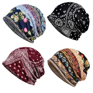 Cotton slouchy beanie, hip-hop style, soft and lightweight running beanie, adult skull hat cap for men and women