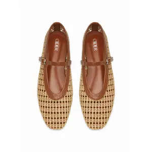 Cider WOVEN ADJUSTABLE STRAP FLATS